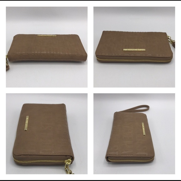 Steve Madden Tan Wallet Wristlet - Picture 3 of 6